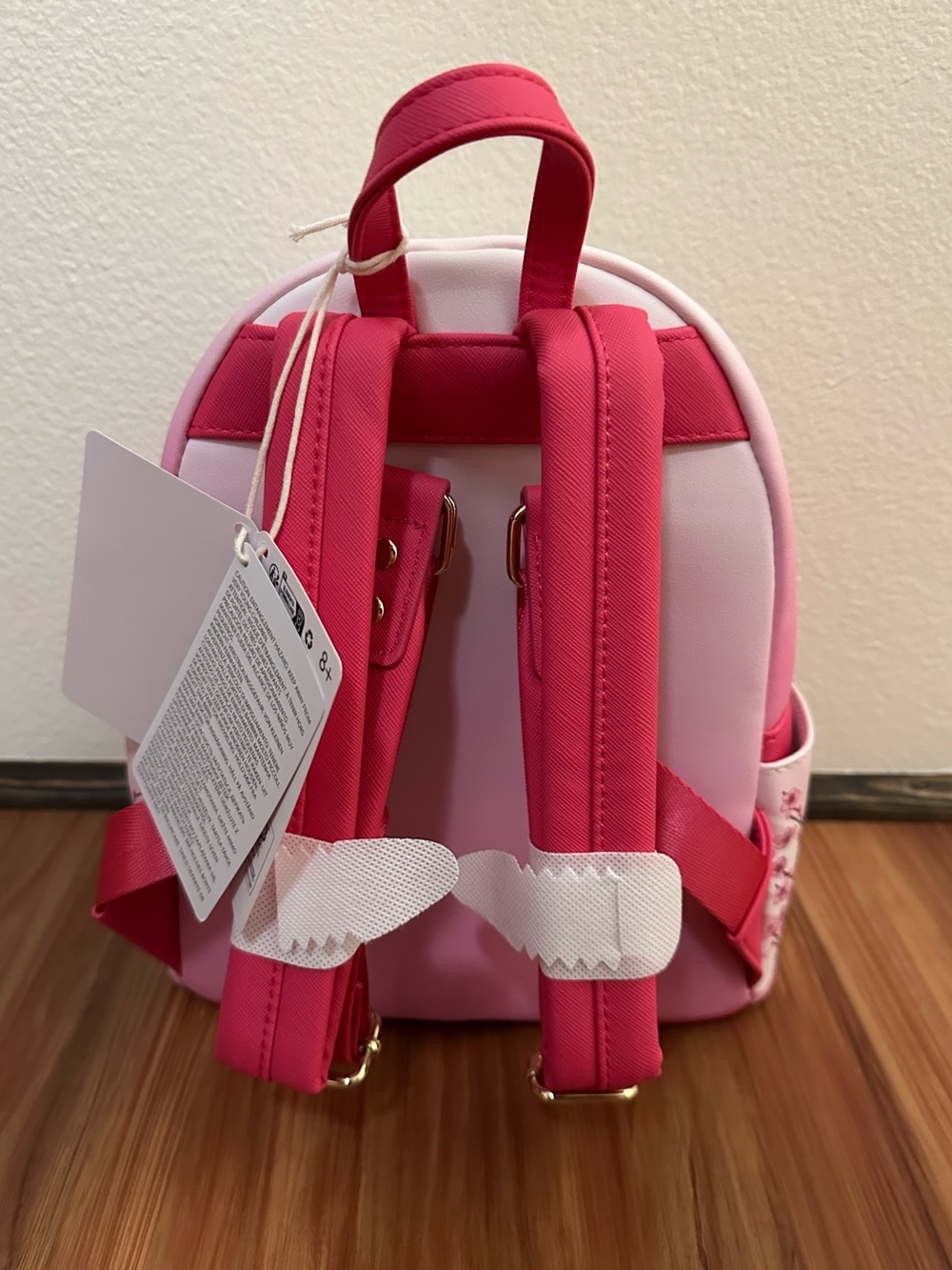 NWT Disney x Loungefly Mulan Cherry Blossom Mini Backpack - Pink - Picture 8 of 8